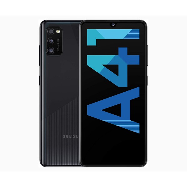 Samsung galaxy a41 negro móvil 4g dual sim 6.1'' super amoled fhd+/8core/64gb/4gb ram/48mp+8mp+5mp/25mp